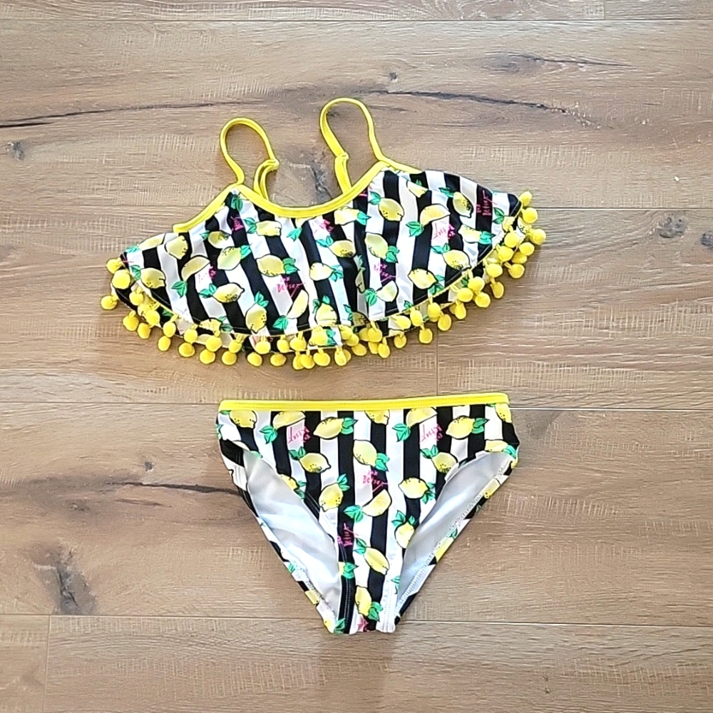EUC Betsy Johnson Girls 2 Piece Bikini - 7/8 yrs